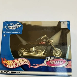 Mattel * Hot Wheels Custom #2 * Moto 1:18 * Motocicleta * NUEVO * 2002 * #47364 - Imagen 1 de 4