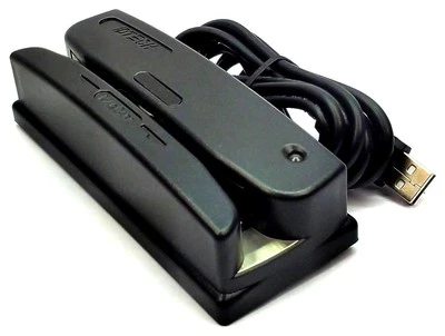 ID Tech WCR-354733 Card Reader MagStripe OmniDuo 3 Track USB Interface - Image 1 of 4
