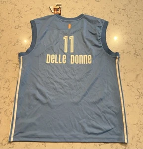 WNBA Chicago Sky Delle Donne #11 Jersey XL Adidas NWT Boost Mobile - Picture 1 of 9