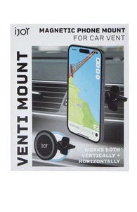 iJoy Magnetic Phone Mount For Car Vent Black - Picture 1 of 4
