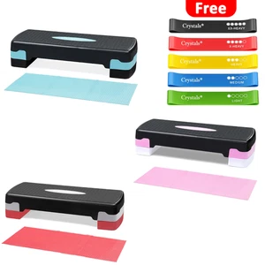 Bandas de resistencia ajustables aeróbicas para gimnasio en casa fitness yoga stepper - Imagen 1 de 49