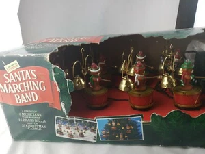 Santa's Marching Band Teddybären Vintage musikalische Glocken Weihnachtslieder mit Handbuch - Bild 1 von 7