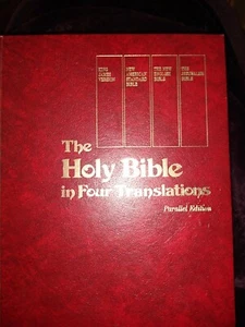 The Holy Bible in Four Translations Parallel Edition 1972 Billy Graham - Picture 1 of 7
