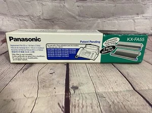 Panasonic KXFA55 Fax Replacement Film Roll Refill 2 Pack Box - Picture 1 of 8