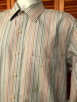 JOS. A. CAMISA DE VESTIR BANK TRAVELER TALLA L CORTE A MEDIDA 100% ALGODÓN MANGA LARGA  Foto 1 de 4