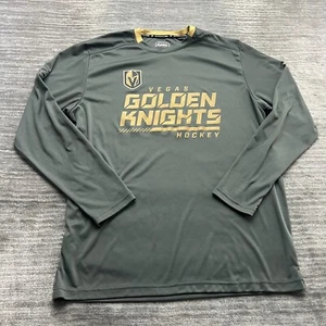 Las Vegas Golden Knights Shirt Gr. XL Herren Fanatics Langarm NHL Hockey grau - Bild 1 von 6