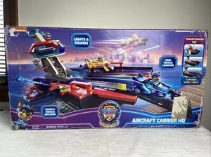 Paw Patrol Flugzeugträger HQ mit Chase Actionfigur und Mighty Pups NOB - Bild 1 von 12