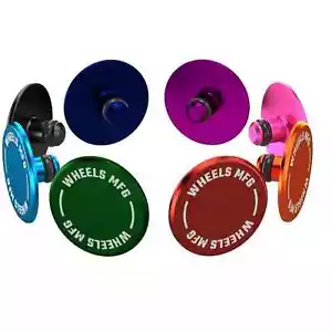 Wheels Mfg STANDARD Thru-Axle Cap Set GREEN TREK GIANT KONA ROAD MOUNTAIN GRAVEL - Picture 1 of 2