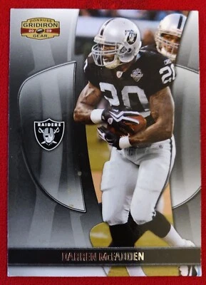 2009 Donruss Gridiron Gear #22 Darren McFadden Oakland Raiders - Image 1 of 4
