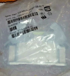 NEU Harting Han 10EMV/B-ASG2-QB-M25 PT# 19628101271 KOSTENLOSER VERSAND - Bild 1 von 4