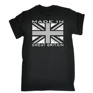 Made In Great Britain Flag T-SHIRT Uk Country Nationality Nation birthday funny - Picture 1 of 9