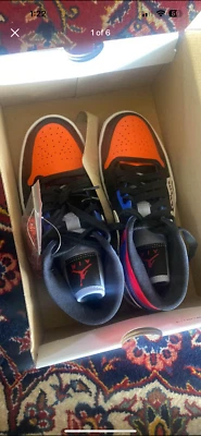 Size 6 Air Jordan 1 SE Mid Multi Patent W - Image 1 of 4