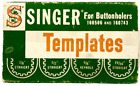 Vintage Singer Buttonholer Templates 160668 For Models 160506 160743 Set 4 14879
