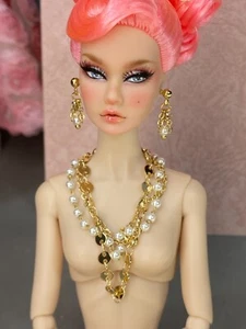 Schmuck Set Halskette Ohrringe Barbie Seidenstein Mohn Parker Integrität Spielzeug Puppe - Bild 1 von 10