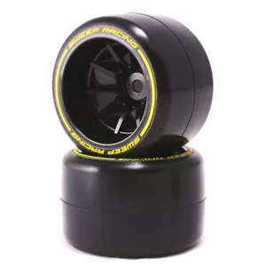 Sweep Rear Low Profile Medium Compound 40mm Tire 2pcs w/Rim F1 Carpet #F21R-MCPG - Picture 1 of 2