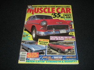 Vintage Muscle Car 10 Giant Posters 1989 Magazine #14 – Rare – Original - Picture 1 of 8