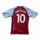 2020-21 Aston Villa Grealish #10 Football Shirt Vintage Rare Soccer