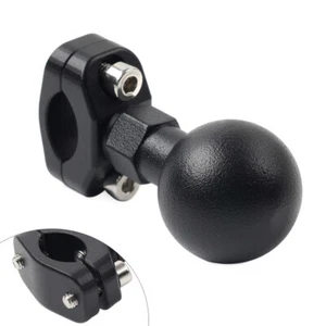 Soporte de teléfono GPS cabeza esférica universal para motocicleta soporte de abrazadera negro - Imagen 1 de 11