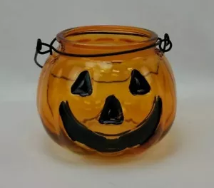 Jack'o'Lantern Pumpkin Tealight/Votive Holder for Halloween - Picture 1 of 6