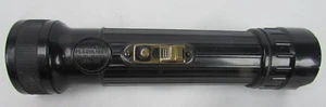 US MILITARY FLASHLIGHT FULTON MFG CORP MODEL AF-34221 IN WORKING CONDITION BLACK - Picture 1 of 12
