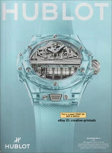 HUBLOT Luxusuhren 1-SEITIG Magazin DRUCKANZEIGE Sommer 2024 BIG BANG MP-11 - Bild 1 von 1