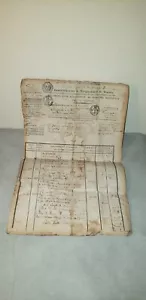 Rare 1816 FRENCH DESIGNATION EMPLOYMENT DOCUMENT - Picture 1 of 12