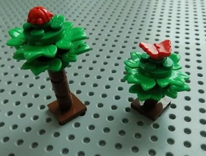 Lego Gartenrasen innen Pflanze Baumbusch mit Marienkäfer und Schmetterling - Bild 1 von 3