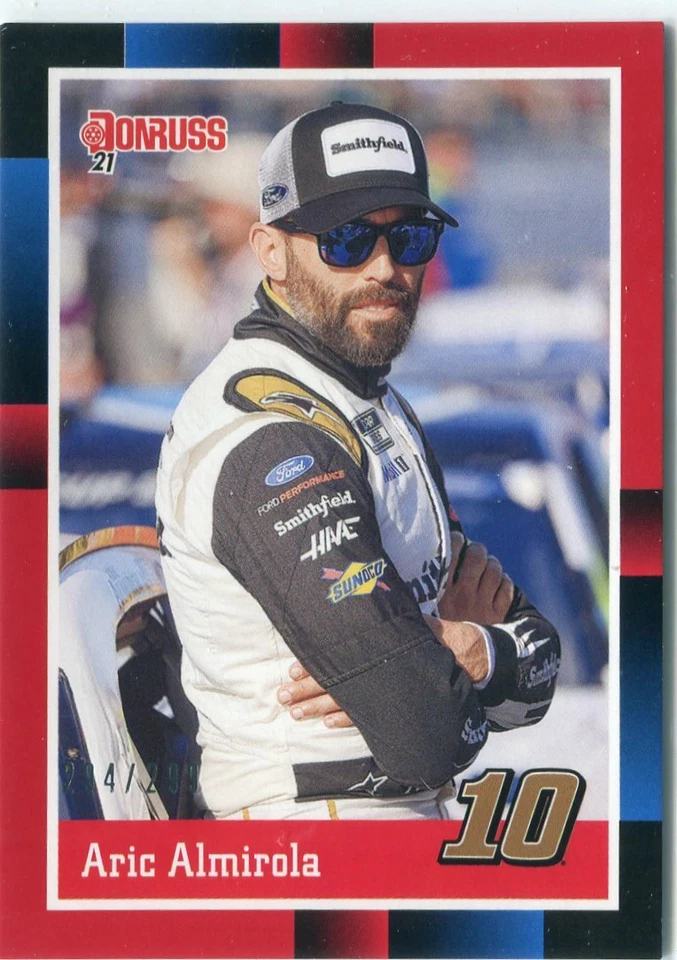 2021 Panini Donruss Racing #134 Aric Almirola /299 - Image 1 of 1