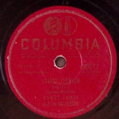HARRY JAMES JAMES SESSION/I HEARD YOU CRIED LAST NIGHT COLUMBIA 78 RPM 109-17 Foto 1 de 3