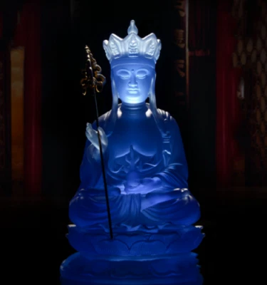 Estatua de Buda Chino Budismo Budismo Tang Sacerdote Ksitigarbha Boddhisattva Foto 1 de 4