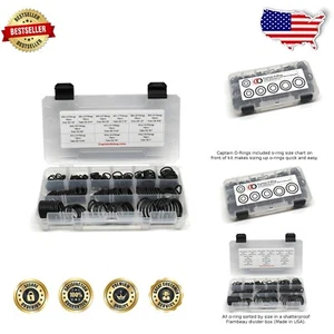 Temperature Resistant O-Ring Kit for Hydraulic Applications - 12 Size Variation - Picture 1 of 8