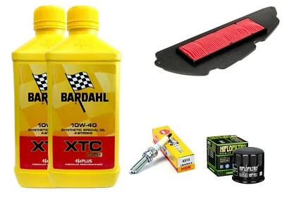 BARDAHL HIFLO NGK KIT/TAGLIANDO HONDA SH/300 OLIO XTC 10W40 CANDELA FILTRO OLIO ARIA 2014 2015