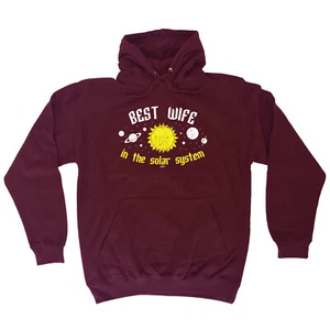 Best Wife Solar System - Novedad Hombre Mujer Ropa Divertido Regalo Sudaderas con Capucha Sudadera - Imagen 1 de 10
