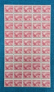 Scott #681, 2c Ohio River Canalization, block of 50, MNH, SCV$45 - Picture 1 of 1