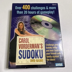 *New Sealed* Carol Vorderman's Sudoku DVD Game Parker Brothers 2005 Region 4 - Picture 1 of 9