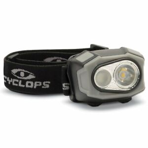 Cyclops 400 Lumen Rechargeable Led Headlamp, Multi Mode Illumination ~ New