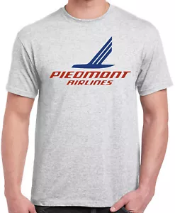 Camiseta de Piedmont Airlines. Blanco, ceniza, caqui, amarillo, talla: S -XXXL. 100 % algodón - Imagen 1 de 10