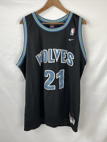 Vintage Minnesota Timberwolves Jersey Kevin Garnett Nike NBA Mens XXL Cover