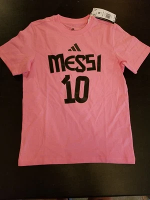 Adidas Messi Camiseta Rosa Mediana Nueva Foto 1 de 3
