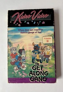 Get Along Gang Vol 2 Montgomery Dotty Zipper Woolma VHS DIC Kideo Video 1985 - Picture 1 of 3