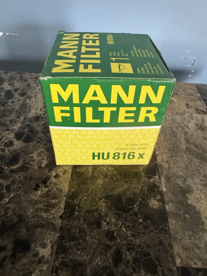 MANN Oil FIlter HU816x BMW 07-17 1,3,5,6,7,X1,X3,X5,X6,Z4 see fitment below - Image 1 of 1
