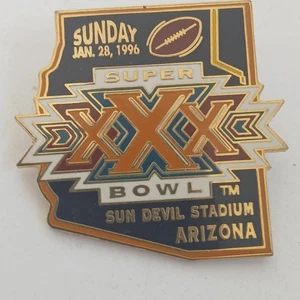 Super Bowl XXX Sun Devil Stadium Arizona Push Pin NFLP Artist Peter David RARE - Picture 1 of 2