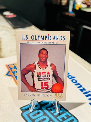 Earvin "Magic"Johnson 1992 Impel Olympicards 1992 U.S. Olympic Hopefuls #11 USA - Image 1 of 2