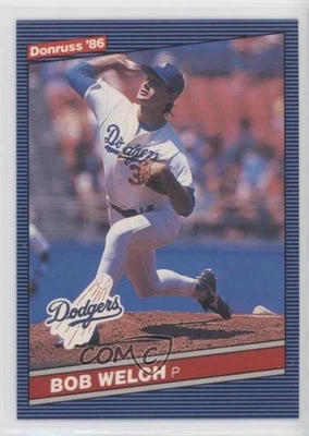 1986 Donruss Bob Welch #459 - Image 1 of 2