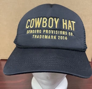 Sendero Provisions Co. Cowboy Trucker Snapback Seil schwarz Mütze Kappe Netz 2014 - Bild 1 von 7