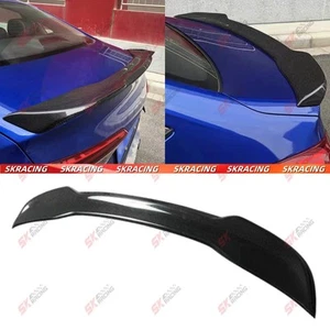 Glossy/Forged/Carbon Fiber Rear Trunk Spoiler Wing For Honda CIVIC Sedan 22-24 - Picture 1 of 18