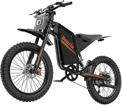 Bopzin 3000W 60V 35Ah Batería Extraíble 25"x3.0 Bicicleta Eléctrica para Adultos UL Foto 1 de 4