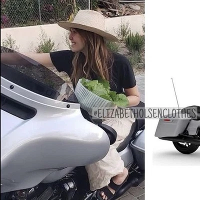 Calça harém ASO Elizabeth Olsen preta guindaste RARA - Imagem 1 de 2