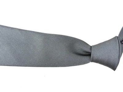 Corbata texturizada Brooks Brothers Makers seda inglesa gris antracita lisa Hobnail  Foto 1 de 4