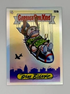 2022 Garbage Pail Kids Chrome Series 4 Tom Bunk Auto DYIN’ DINAH #151b 16/50 - Picture 1 of 3